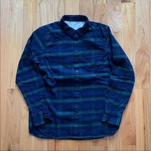 Muji Women’s Organic Cotton Flannel Checked Shirt